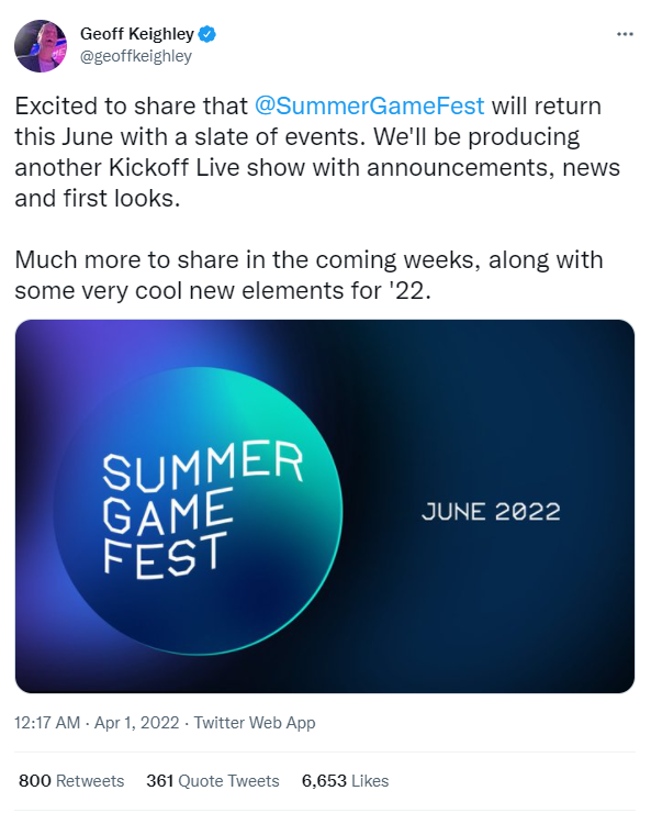 E3 2022 is Canceled