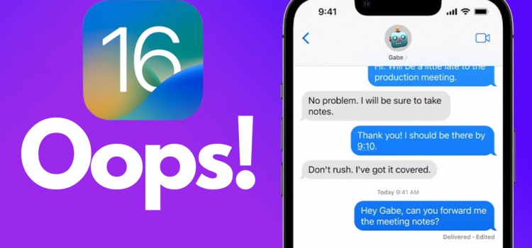 iOS 16 editable iMessages may not play nice with older iPhones